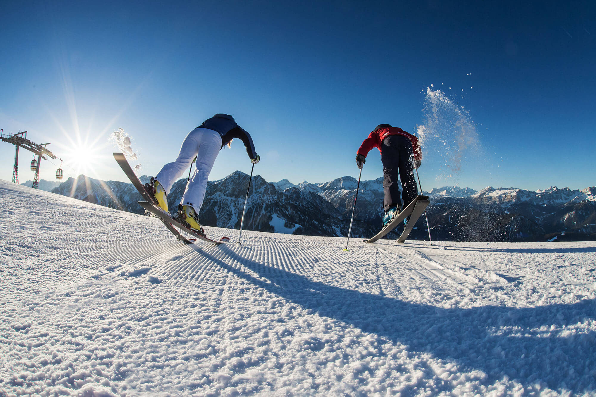 Skiing Kiens / Südtirol