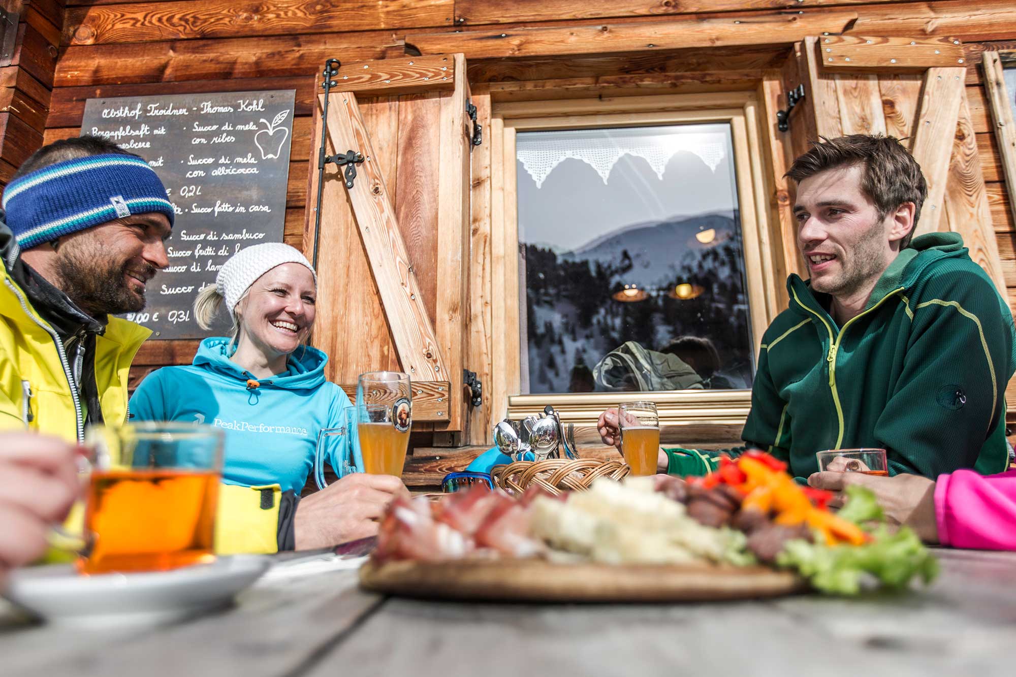 Mangiare sulla baita