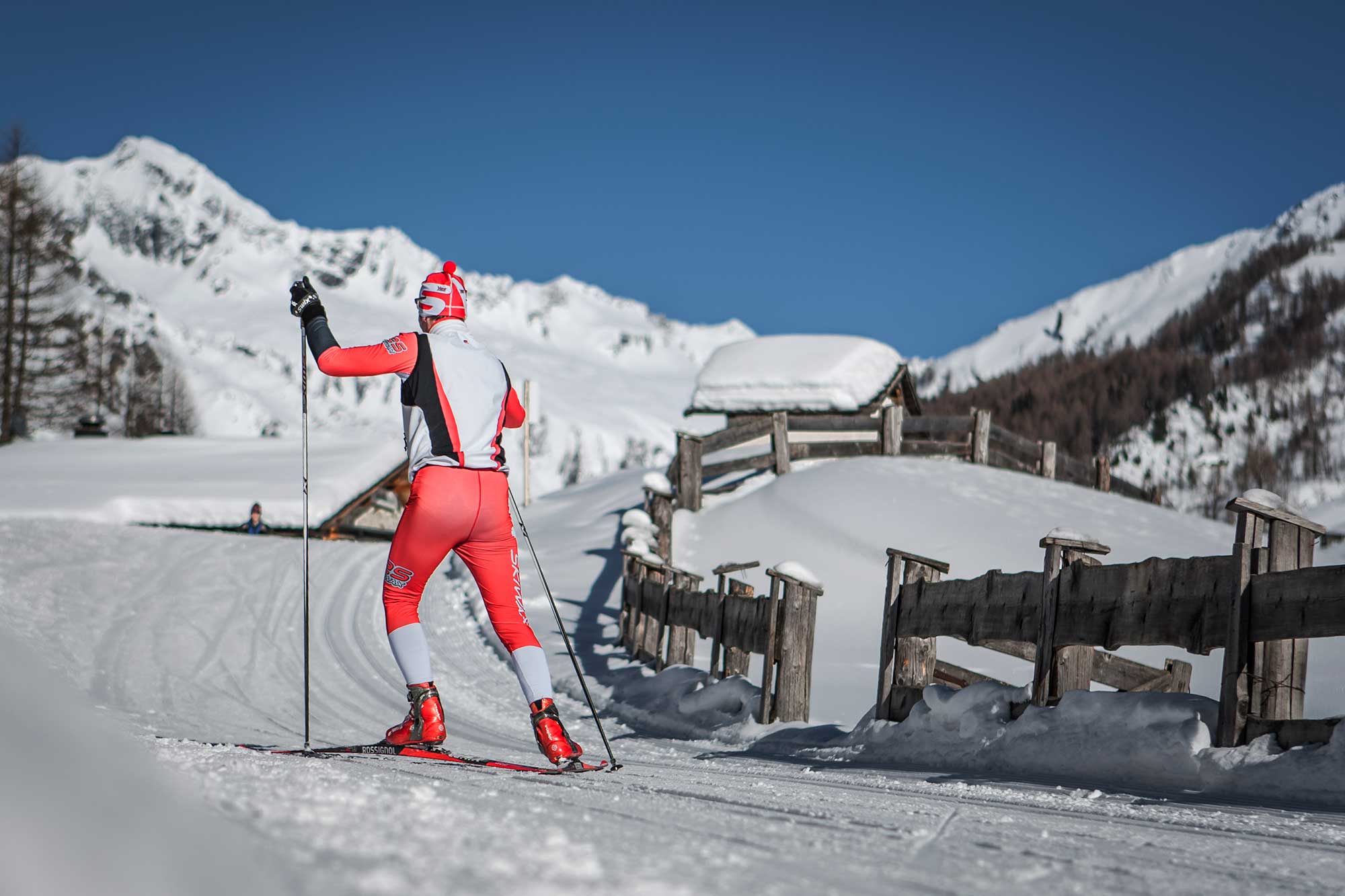 Sci di fondo nei dintorni di Chienes